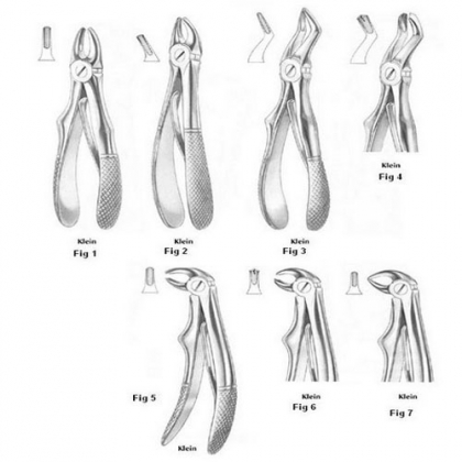 CHILDREN TOOTH EXTRACTING FORCEPS